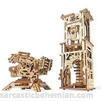 UGEARS Archballista and Tower Wooden 3D Puzzle  Mechanical Model for Self Assembly Laser-Cut DIY Kit  B07BYD3ZRW